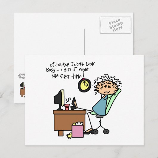 Herstel de Eerste Humor van de Keer Briefkaart (Voorkant / Achterkant)