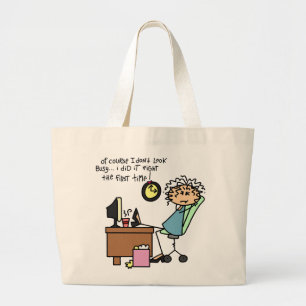 Herstel de Eerste Humor van de Keer Grote Tote Bag