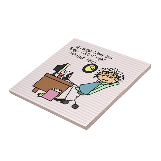 Herstel de Eerste Humor van de Keer Tegeltje (Zijkant)