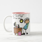 Herstel de Eerste Humor van de Keer Tweekleurige Koffiemok (Links)