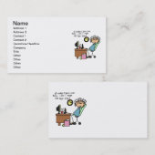 Herstel de Eerste Humor van de Keer Visitekaartje (Voorkant / Achterkant)