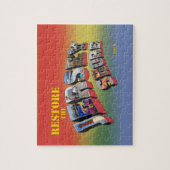 Herstel de puzzel van de Jersey Shore en tin (Verticaal)