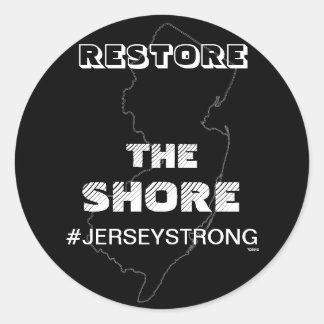 HERSTEL DE SHORE - JERSEY STICKER