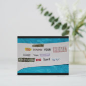 Herstel de verloren weg briefkaart (Staand voorkant)