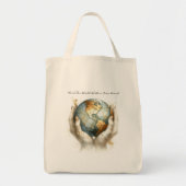 Herstel de wereld tote bag (Voorkant)