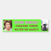 Herstel Democratie Throw H20 op Ninny! Bumpersticker (Voorkant)