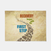 Herstel, eerste stap (12 stap, drugsvrij) deurmat (Voorkant)