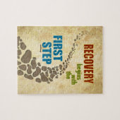 Herstel, eerste stap (12 stap, drugsvrij) legpuzzel (Horizontaal)