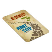 Herstel, eerste stap (12 stap, drugsvrij) magneet (Rechterzijde)