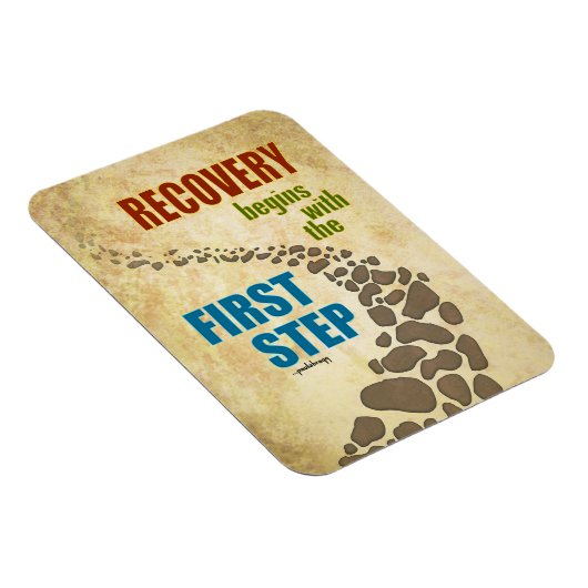 Herstel, eerste stap (12 stap, drugsvrij) magneet (Rechterzijde)