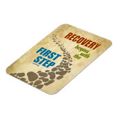 Herstel, eerste stap (12 stap, drugsvrij) magneet (Linkerzijde)