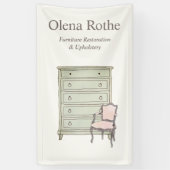 Herstel en reparatie van meubelen spandoek (Verticaal)