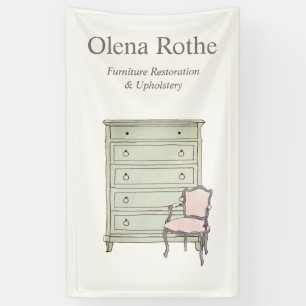 Herstel en reparatie van meubelen spandoek