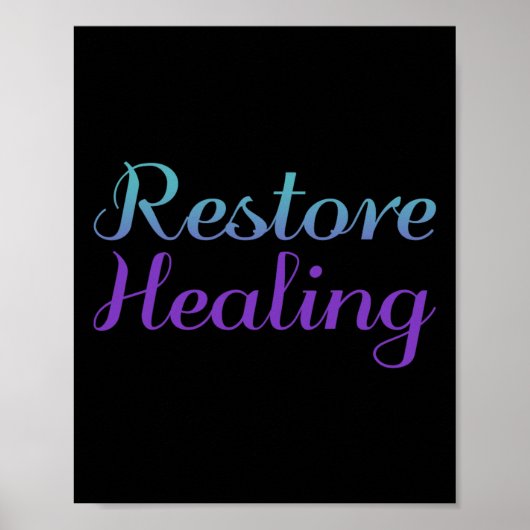 Herstel genezing Suicide Prevention Depression Awa Poster (Voorkant)