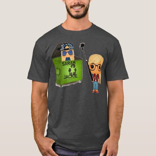 Herstel Hustlers Dumpster Diving Funny Fan T-shirt (Voorkant)