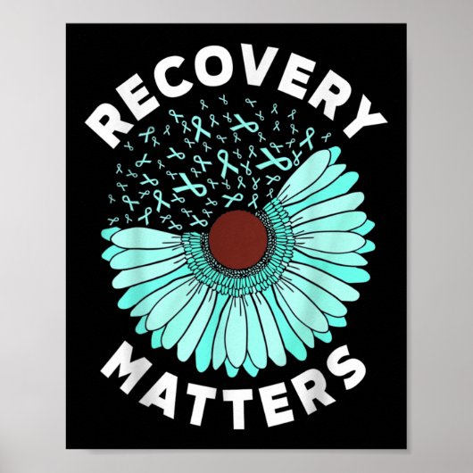 Herstel is alcohol drugsverslaving lint poster (Voorkant)