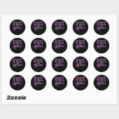 Herstel is echt en mogelijk eindverslaving overco ronde sticker (Vel)