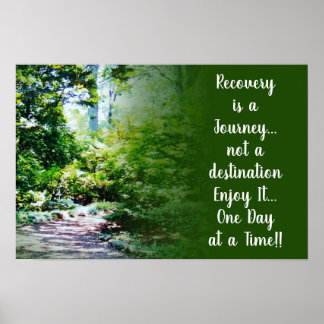 Herstel is een reis poster 25