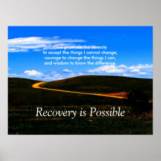 Herstel is mogelijk poster/Motivatie Poster