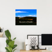 Herstel is mogelijk poster/Motivatie Poster (Thuiskantoor)