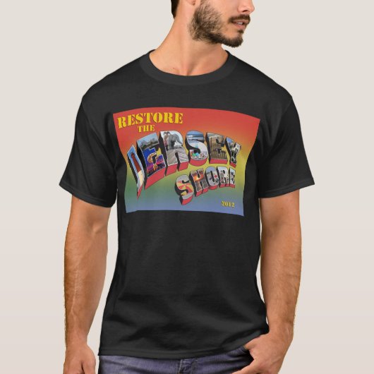 Herstel Jersey Shore Hurricane Relief T shirt (Voorkant)