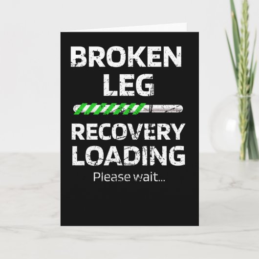 Herstel na beenoperatie bij gebroken been | Overle Kaart (Voorkant)