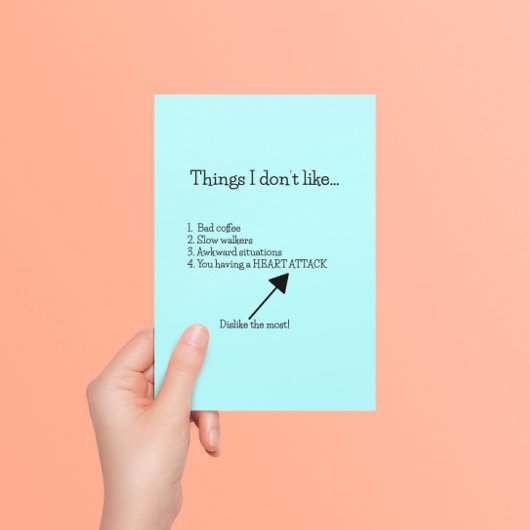 Herstel na hartaanval briefkaart