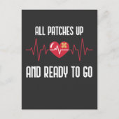 Herstel na hartoperatie Bypass-herstel Briefkaart (Voorkant)