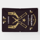 Herstel na knieoperatie, beterschap spandoek (Horizontaal)