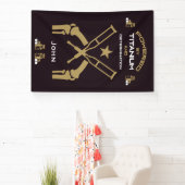 Herstel na knieoperatie, beterschap spandoek (Insitu)