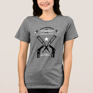 Herstel na knieoperatie, beterschap Tri-Blend shirt
