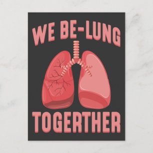 Herstel na longtransplantatie, beterschap briefkaart