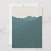 Herstel naar de bergen | Groen avontuurhuwelijk Kaart (Achterkant)