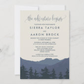 Herstel naar het Bergenavontuur begint bruiloft Kaart (Voorkant)