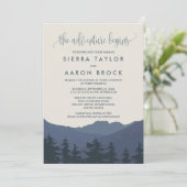 Herstel naar het Bergenavontuur begint bruiloft Kaart (Staand voorkant)