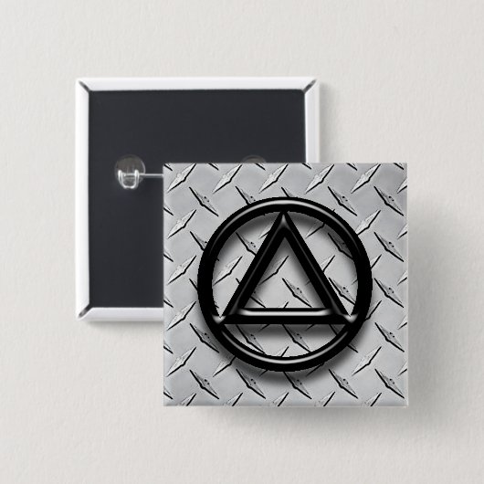 Herstel obriety Sober Button Pin (Voorkant /achterkant)