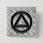 Herstel obriety Sober Button Pin (Voorkant)