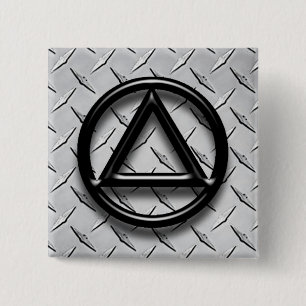 Herstel obriety Sober Button Pin