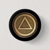 Herstel obriety Sober Button Pin (Voorkant)