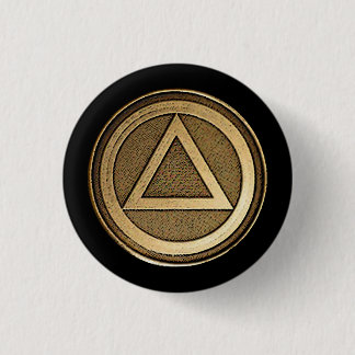 Herstel obriety Sober Button Pin