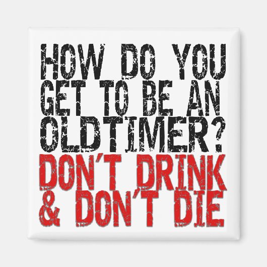 Herstel Oude Timer Grappen Magneet (Voorkant)