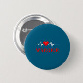 Herstel Overlevende Open Hartchirurgie Hart Krijge Ronde Button 5,7 Cm (Voorkant /achterkant)