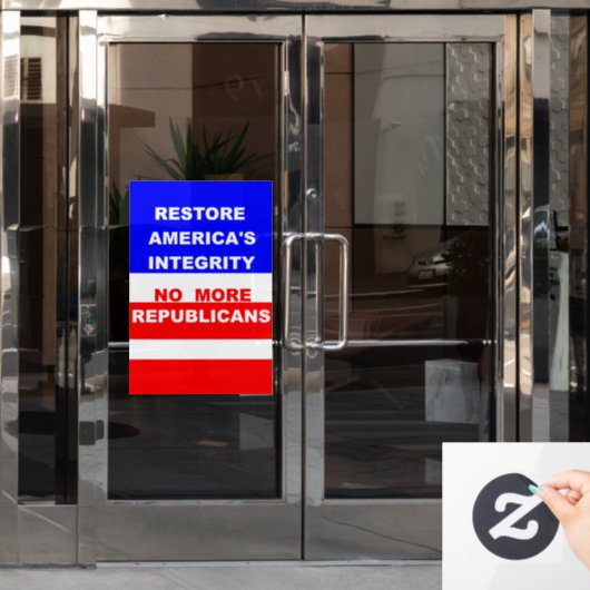 Herstel raamsticker (Kantoordeur)