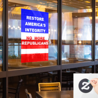 Herstel raamsticker