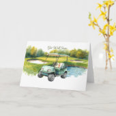 Herstel snel met Golfkar op het groen Kaart (Gele Bloem)