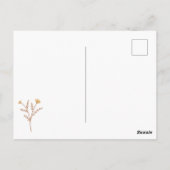 Herstel Snel Minimaal Bloemstuk Postkaart (Achterkant)