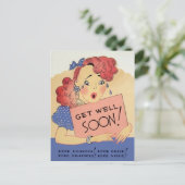 Herstel Snel Vintage Briefkaart (Staand voorkant)