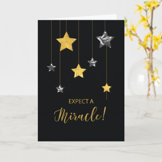 Herstel Sober Support Miracles Nieuwjaar Ster Kaart (Gele Bloem)