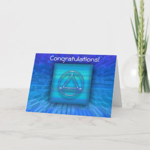 Herstel Sobriety Sober Gefeliciteerd Kaart