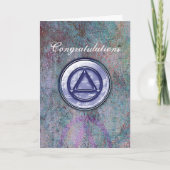 Herstel Sobriety Sober Gefeliciteerd Kaart (Voorkant)